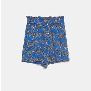 NEW!!! Zara Zebra 🦓 Print Shorts